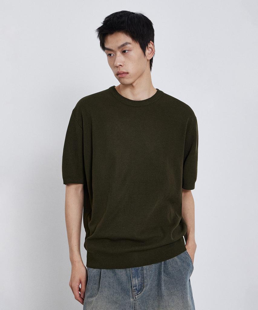 KIIMUIR (Collar Or Round) Linen-Like Half Knit 2 Types (Type A)