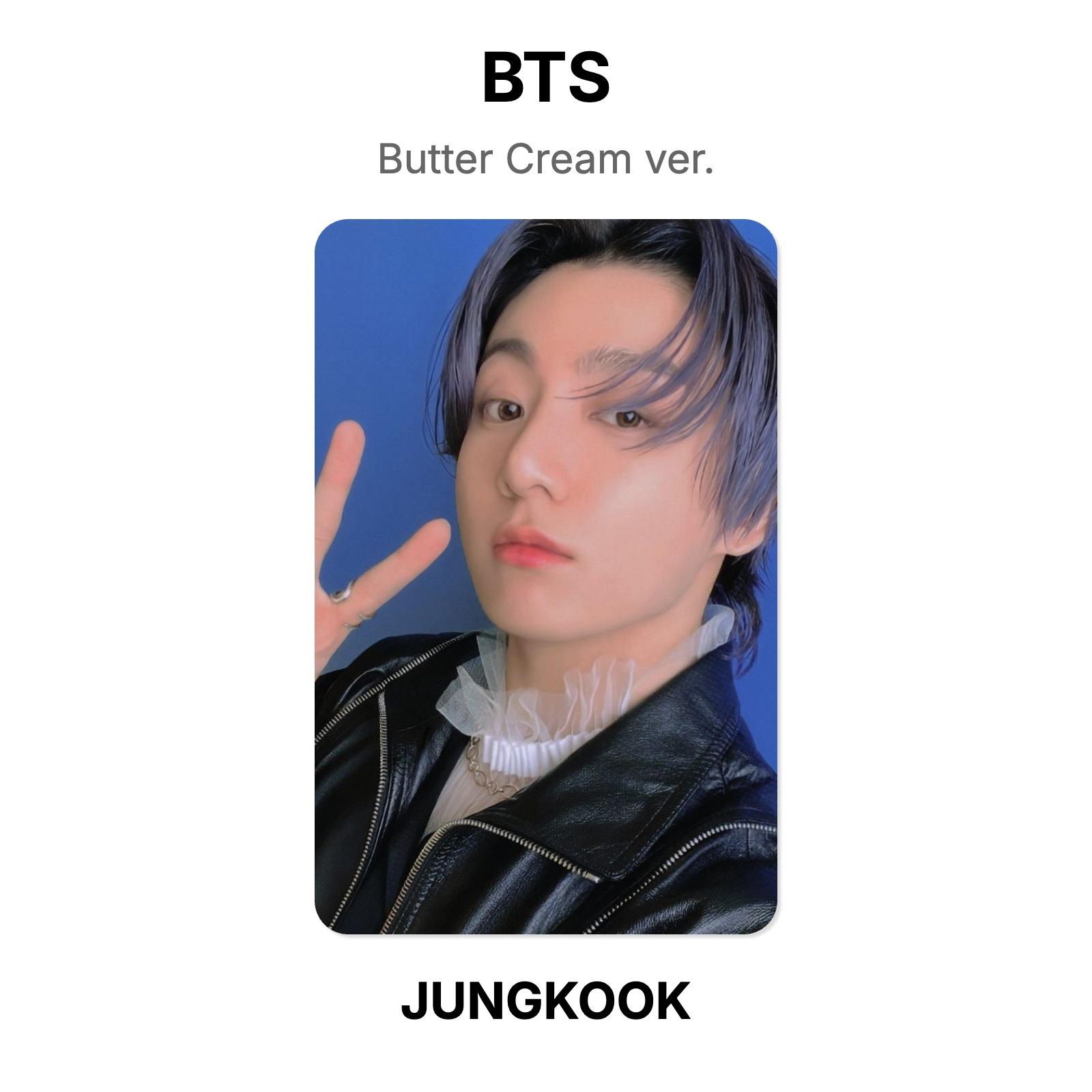 BTS Butter Cream версия. Официальная фотокарта JUNGKOOK gray