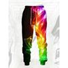 Black, White And Red Dark Beast Pupil Anime 3D Printed Men'S Casual Sweatshirt And Sweatpants Two-Piece Set