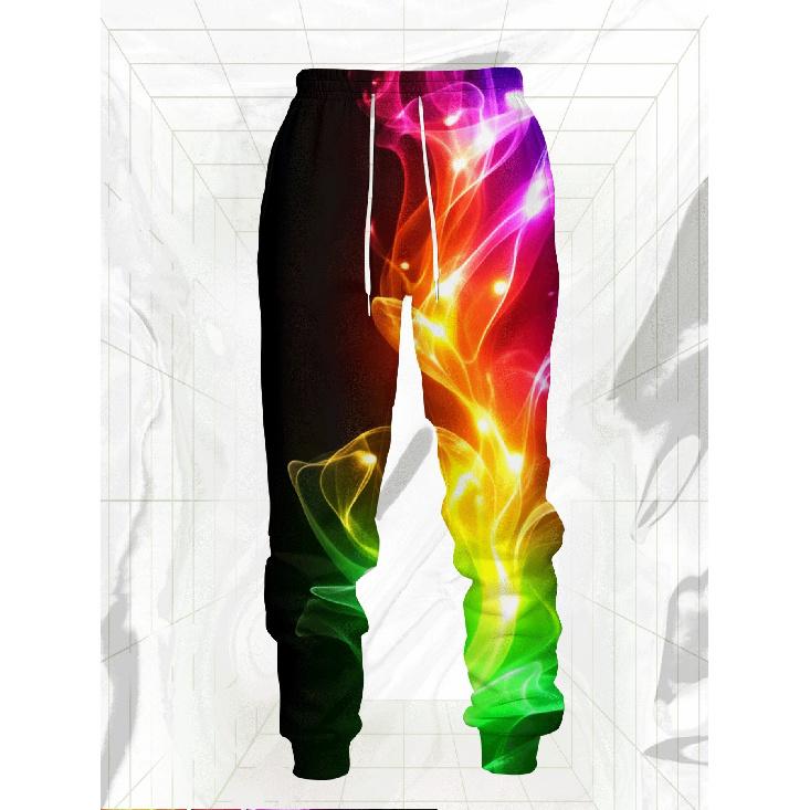 Black, White And Red Dark Beast Pupil Anime 3D Printed Men'S Casual Sweatshirt And Sweatpants Two-Piece Set