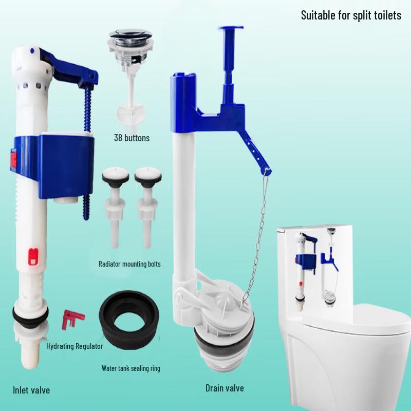 You Shu Two-Piece Toilet Fill & Flush Valve Kit