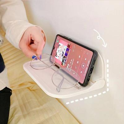 Prateleira de armazenamento para banheiro Yousheng, prateleira autoadesiva dobrável montada na parede, prateleira de armazenamento que economiza espaço para sala de casa