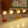 Mini Luce da Lettura Notturna a LED da Libro Pieghevole Lampada da Tavolo Dormitorio Camera da Letto Luci Comodino Creative Decorazioni per la Casa Lampada per Casa delle Bambole