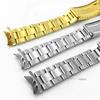 20mm Stainless Steel Watch Strap for Rolex Submariner Daytona Diving Buckle Bracelet Solid Metal Silver Gold Watchband Arc End