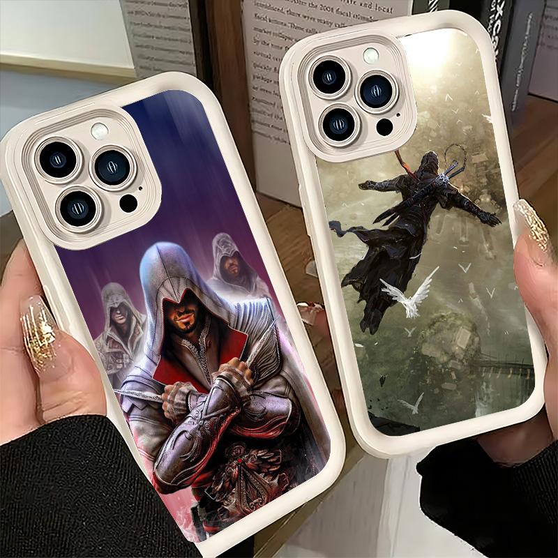 Phone Case for iPhone 17 Air 16E 15 16 Pro Max A-Assassins Game Creed Cover 14 Plus 13 12 Mini Soft Shell Silicone Fundas
