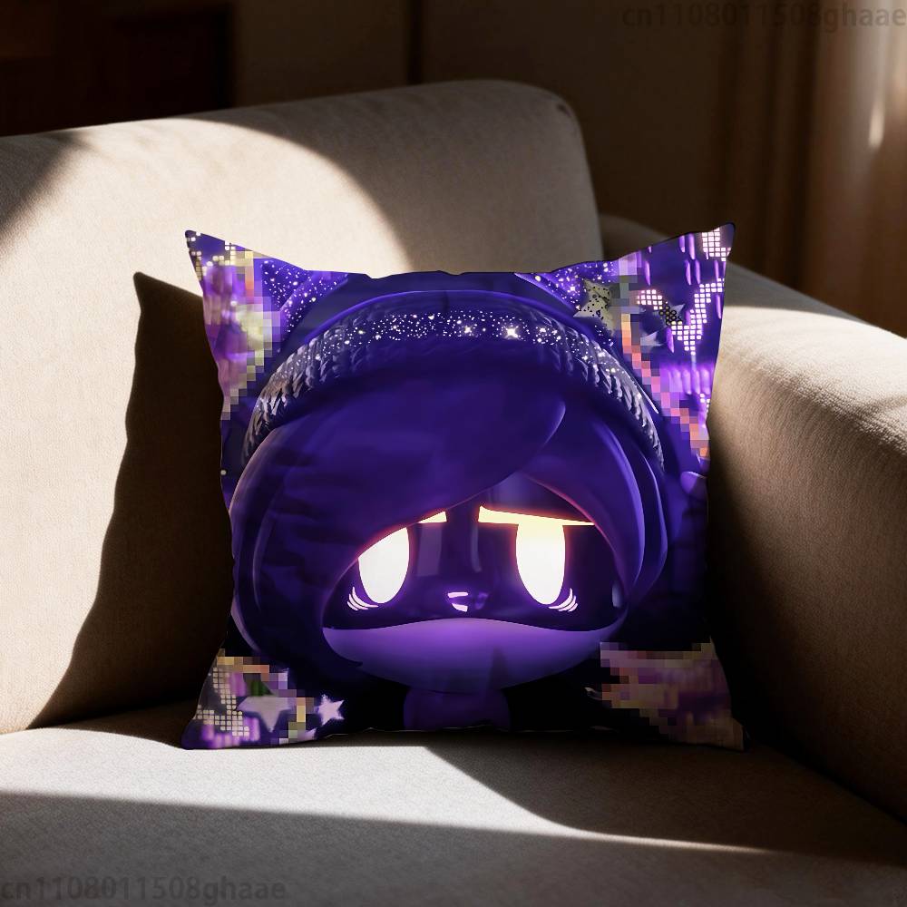 Murder Drones Pillow Case Square DoubleSided Printing Short Plush Sofa Cushion Cover Bedroom Bedside Pillow