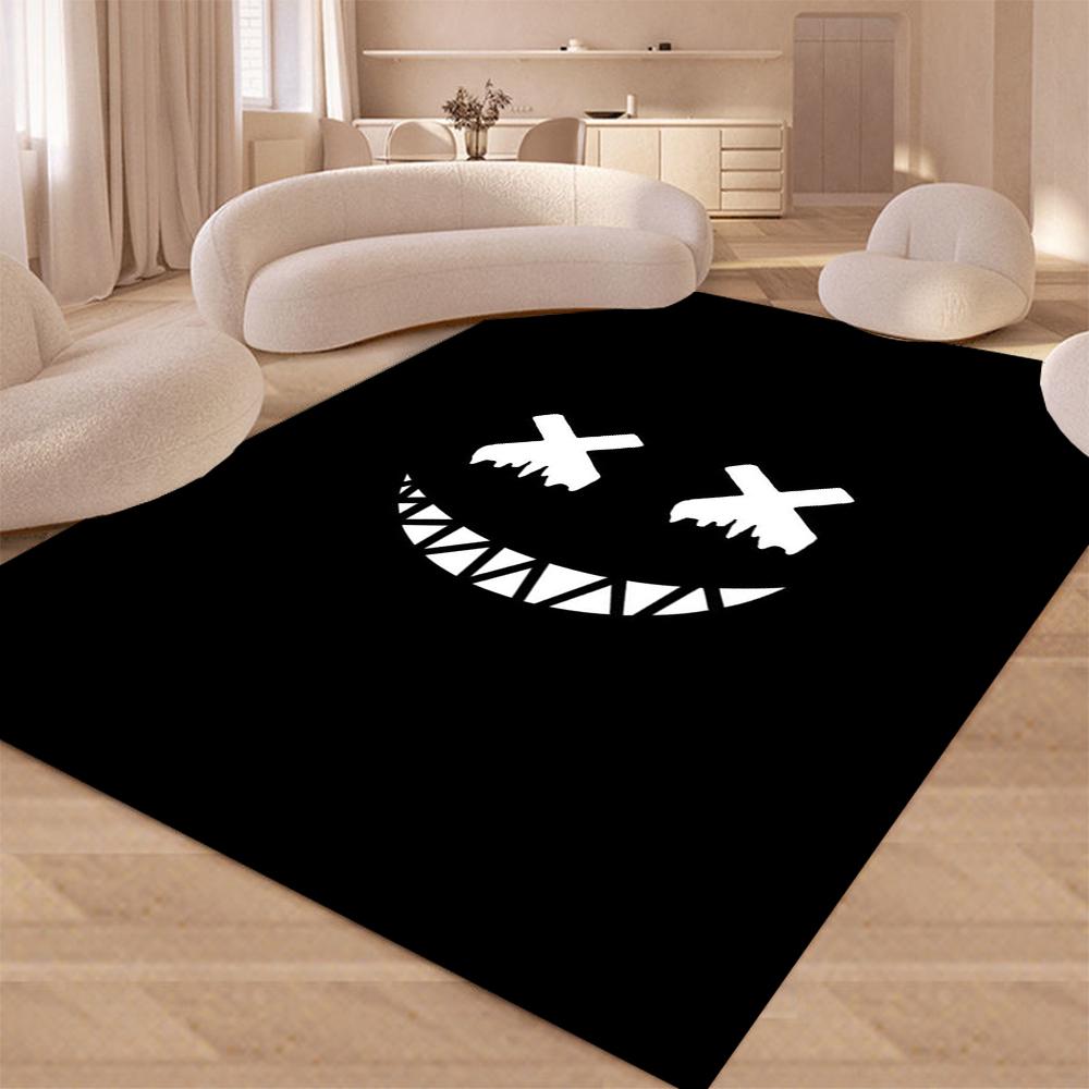 Cute Black Cat Carpet Living Room Decorative Bedside Bedroom Children's Crawling Mat Carpet Floor Mat Bedside Rugs Gift