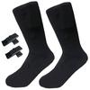 (Joy choose)Chargable Battery Electric Heated Socks Boot Feet Warmer Winter Outdoor  Hot