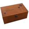 Sewing Kit with Thread, Needle, and Cross-stitch Tools in Solid Wood Pouch