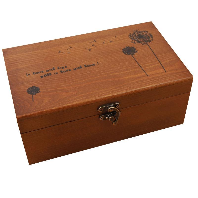 Sewing Kit with Thread, Needle, and Cross-stitch Tools in Solid Wood Pouch