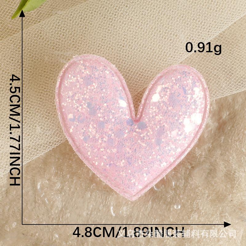 Duoku Embroidery Three-Dimensional Love Badge Embroidery Sticker Sequined Love Accessories Hairpin Cloth Label Clothing Accessories Cloth Sticker