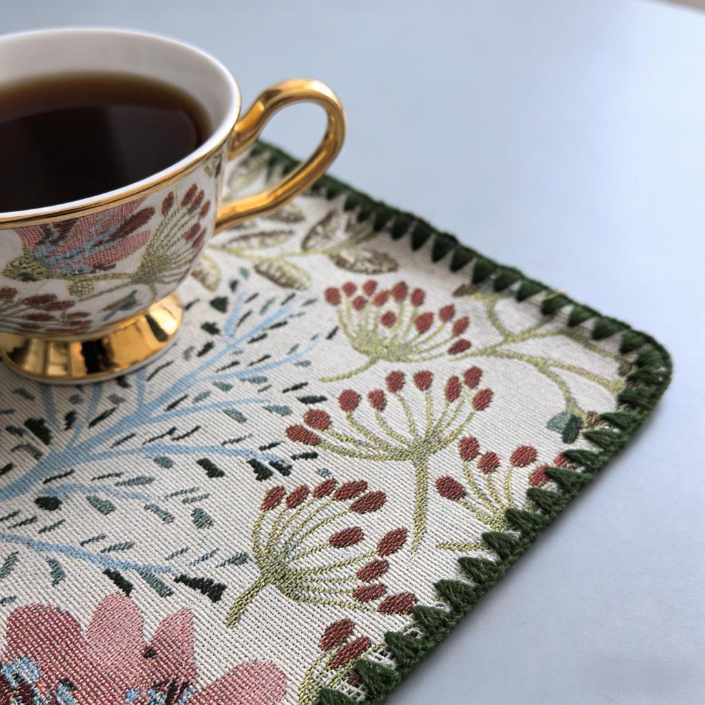 Washable Cotton Linen Table Mats 12 X 18 Inch Table Protector Dining Room Kitchen Party Wedding Festival Home Restaurant Decoration Placemats