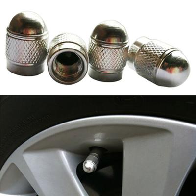 4Pcs Dust-proof Valve Caps for Car Bike Cycle Truck Aluminum Tyre Air Port Cover