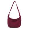 Simple Large Capacity Crossbody Bag, Lightweight All-Match Dumpling Shoulder Bag For Women Commute