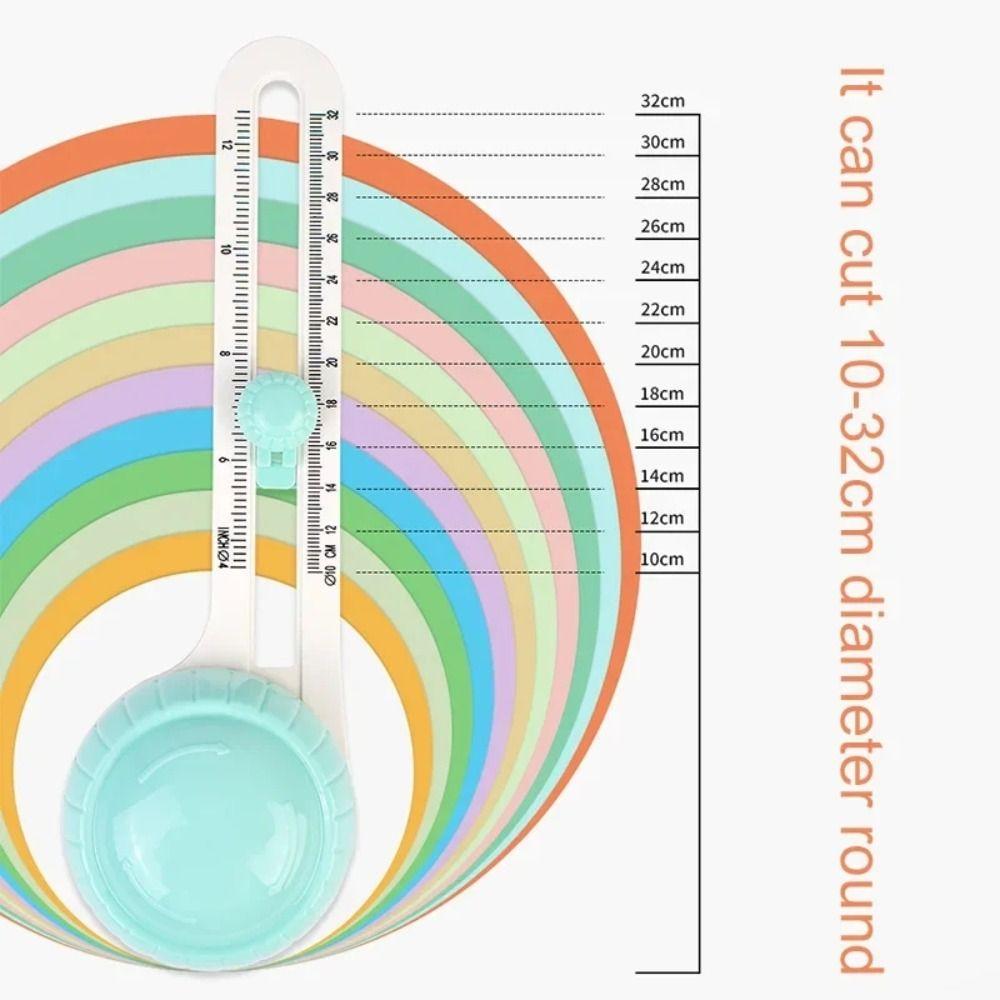 Circle Shape 360° Rotary Circle Cutter Safe Round Cutting Tool Circular Paper Cutter Cardstock
