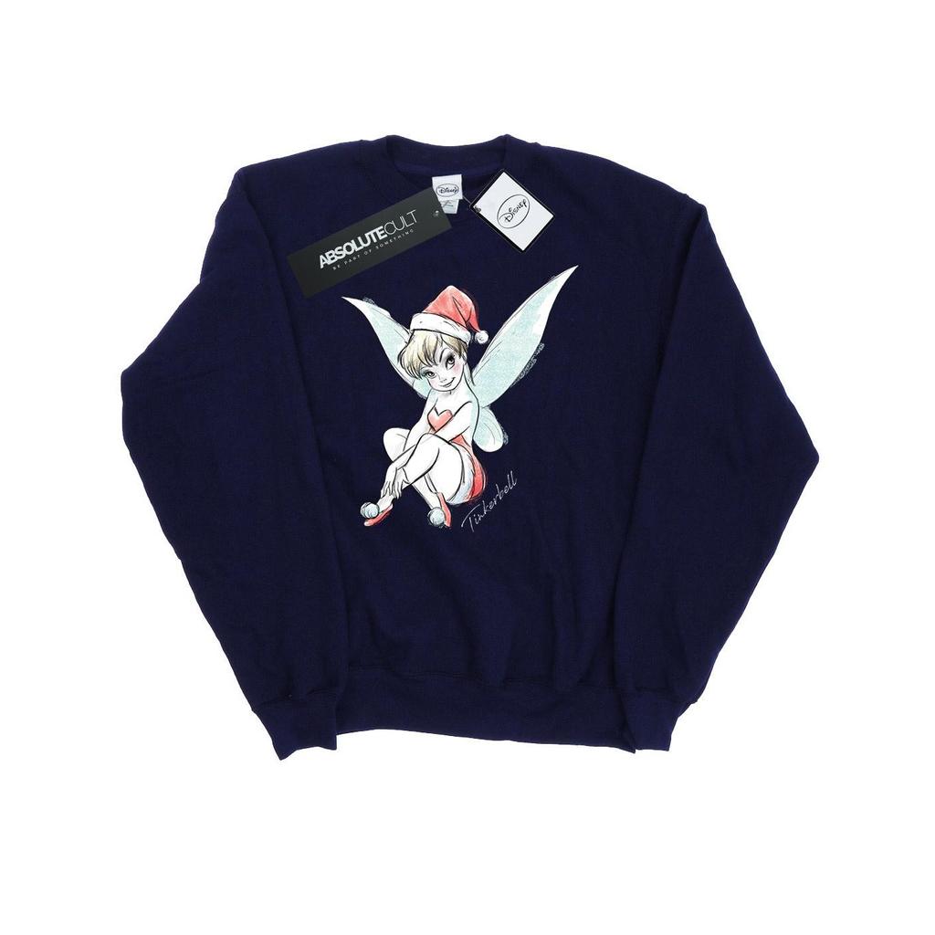 Disney Mens Tinkerbell Christmas Fairy Sweatshirt