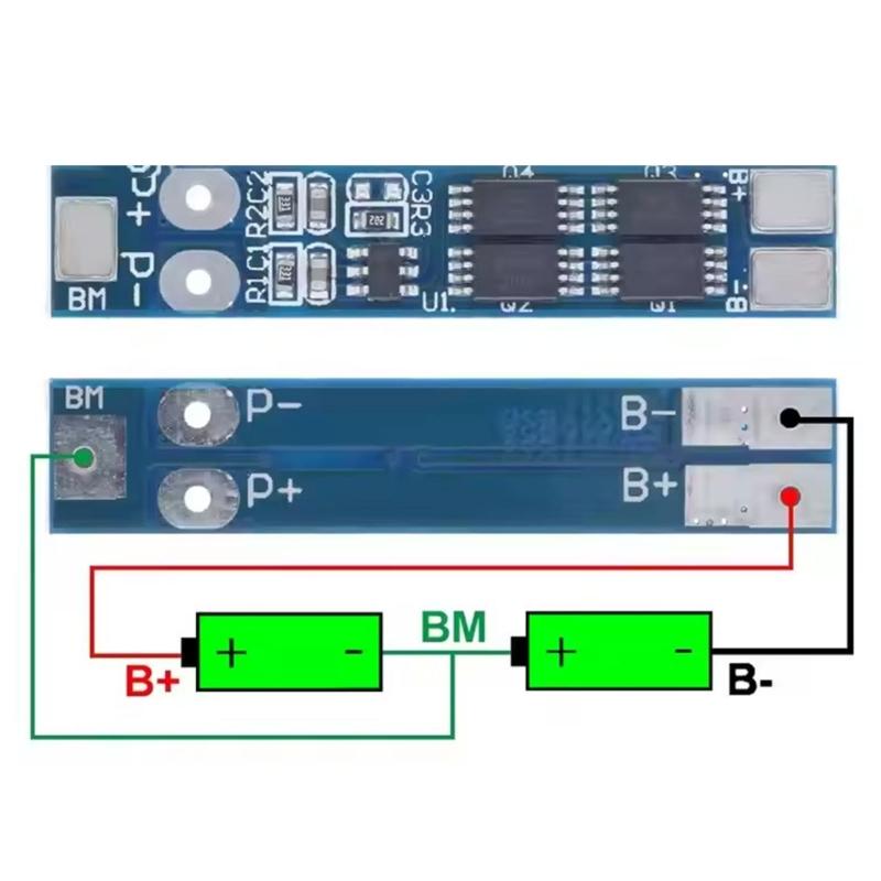 5Pieces 2S 7.4V 8A LiBatteries Charging Protections Module Safe Overcharge Prevention Durability Design Boards