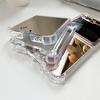 Applicable to Samsung Z Flip5 folding screen mirror mobile phone case Z Flip6 makeup mirror anti-drop case back cover protective case