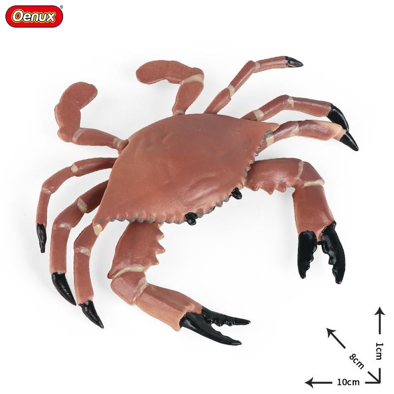 Oenux Ocean Animals Simulation Hermit Crab Nautiloidea Octopus Sea Life Model Figurines Action Figures Collection Kids Toy Gift