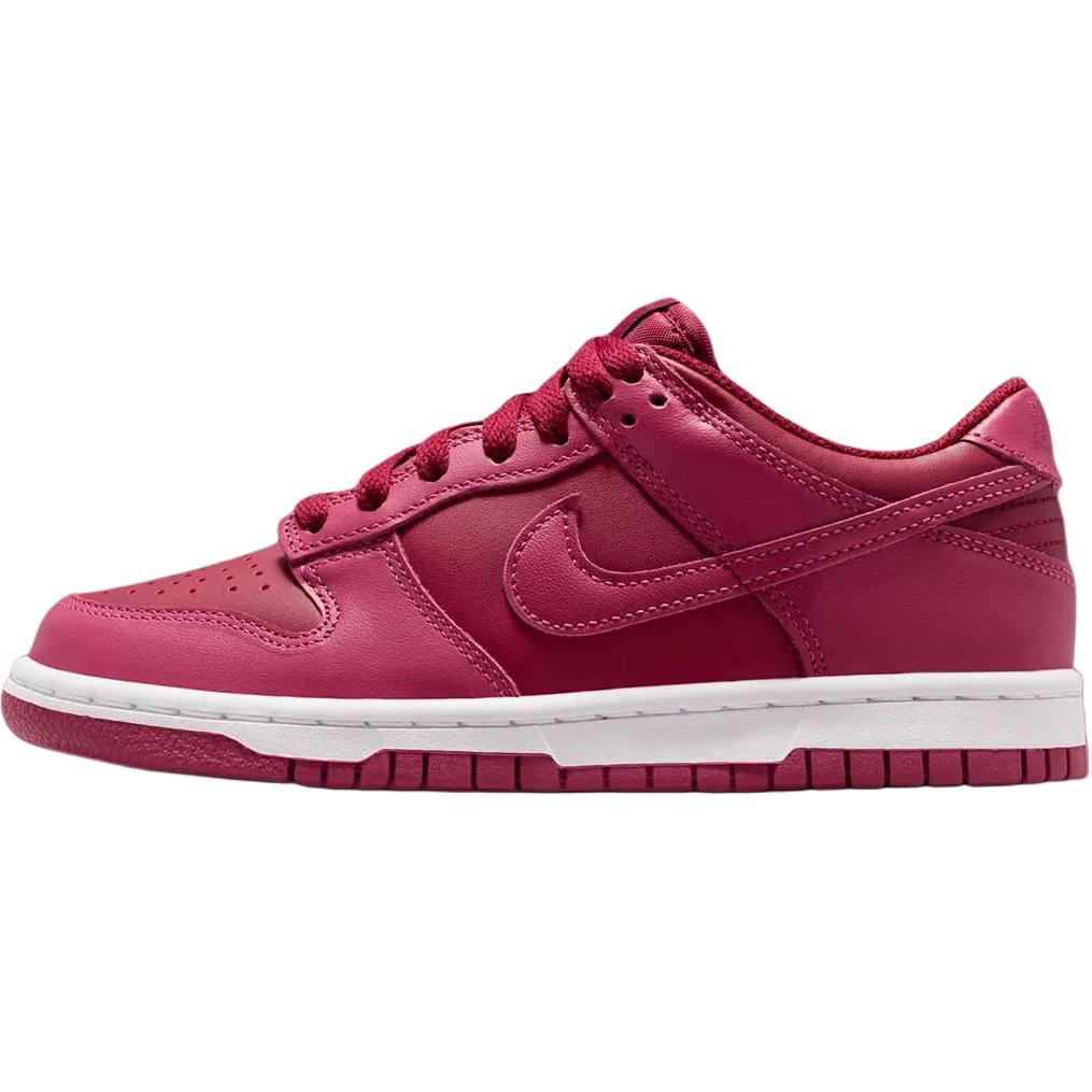 

New Nike Dunk Low top Kids Skateboarding Shoes Fuchsia Teenagers FB9109-602 35.5