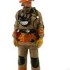 1/64 Feuerwehrmann Figuren Diorama Action Realistisch Winzige Leute Modell für Mikro-Landschaften