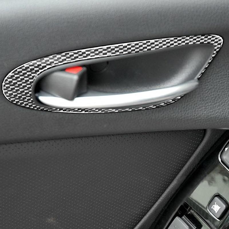 Real Carbon Fiber Door Handle Frame Trim Car Interior Accessories Car Interior Supplies For Mazda RX-8 2004-2008 2