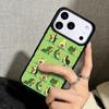 Capa Case for iPhone 17 Air 16 Pro Max 15 Plus 11 13 Mini 14 12 Back Phone Cover Cute Avocado Fruits