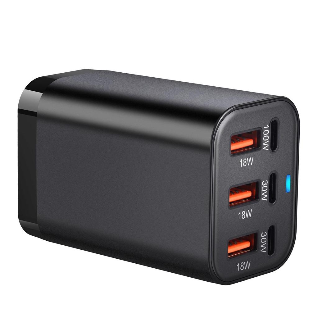 200W GaN PD Charger: 3A3C Multi-port Desktop Power Bank & Adapter