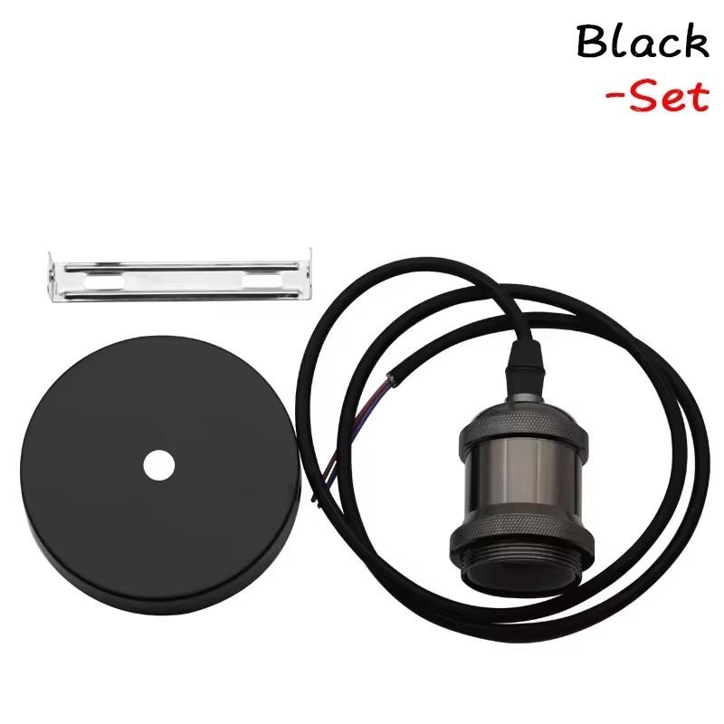 E27 Retro Ceiling Pendant Lights Base Vintage Chandelier Hanging Lamps Holder Bedroom Industrial Loft Indoor Lighting Decor