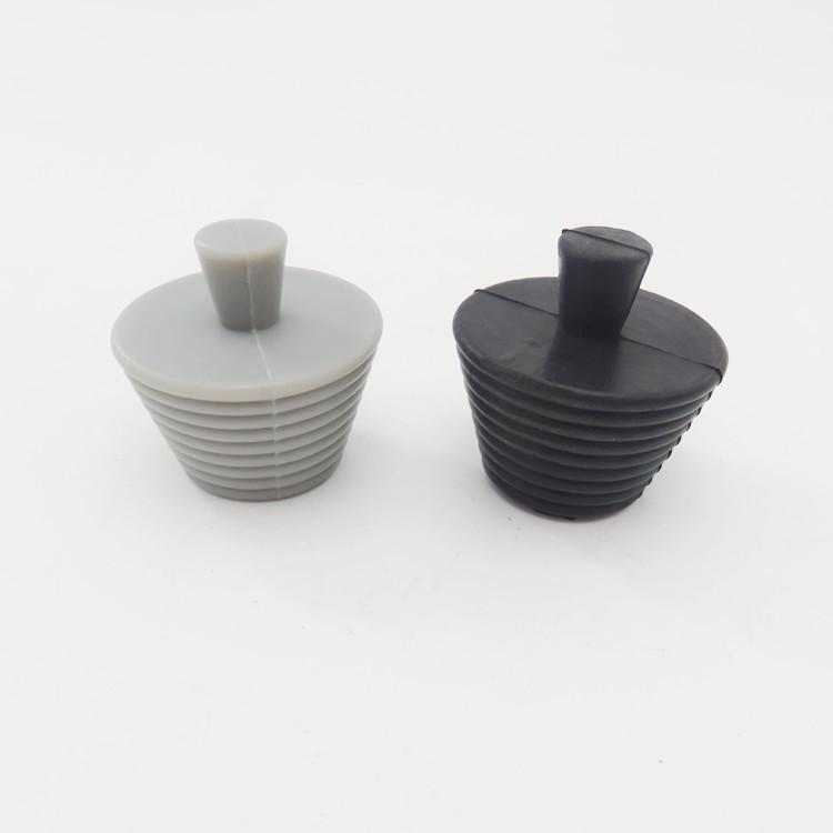 Silicone Spiral Tapered Bathtub and Sink Drain Stopper