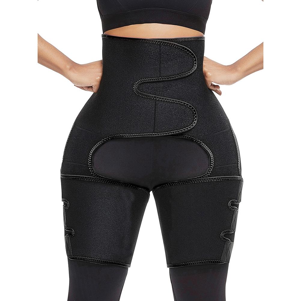 Verstellbarer Neopren-Schlankheitsgürtel Damen Körper Bein Former Gewichtsverlust Fettverbrennung Taillengürtel Workout Oberschenkelformer