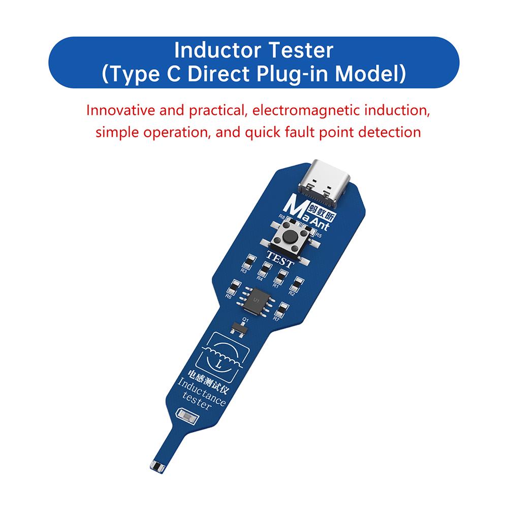 M093 M093B Inductance Tester Motherboard Coil Tester Inductor Detector Repair Tool Electromagnetic Induction Quick Fault Check