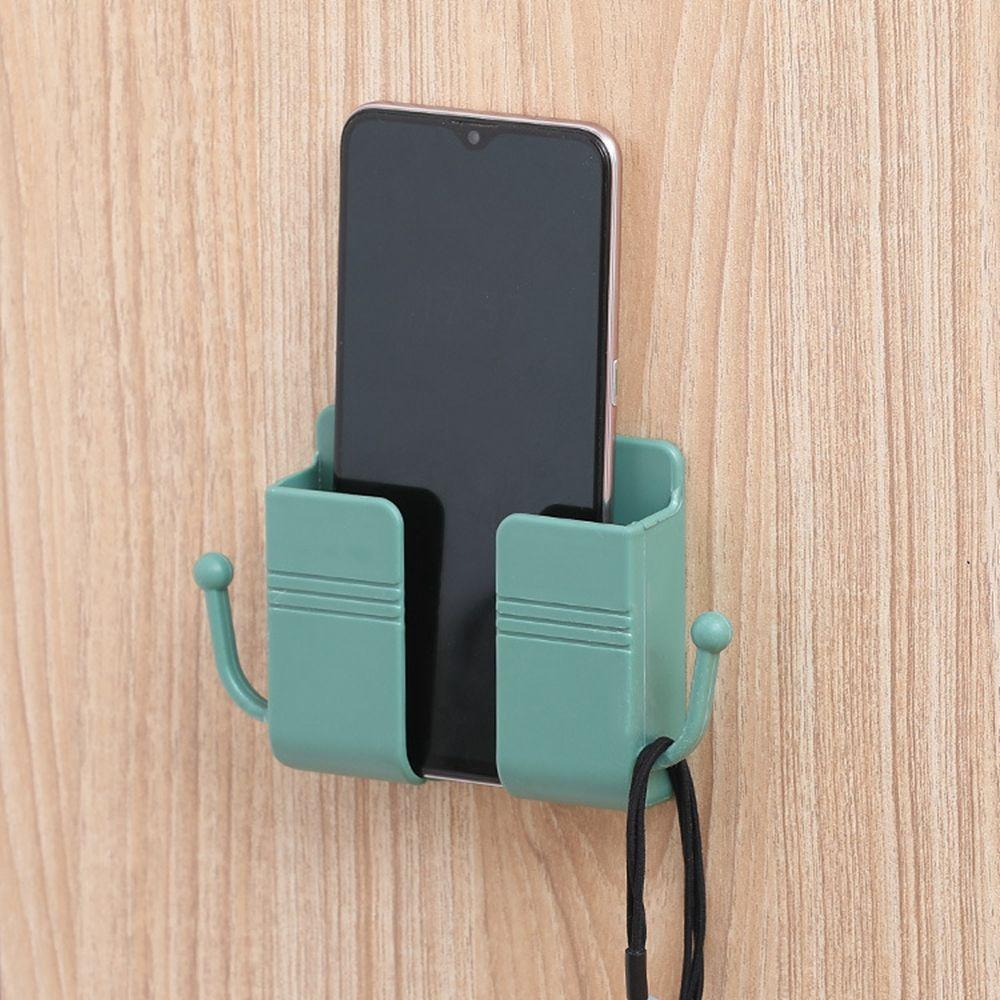 Brackets Wall Mounted Organizer Storage  Case Remote Control Holder Storage Box Phone Plug Stand
