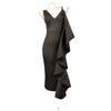 Export Single Super High Texture Ruffles Slim-Fit Figure Flattering Dress Light Space Cotton Dress Camisole Gown Long Dress