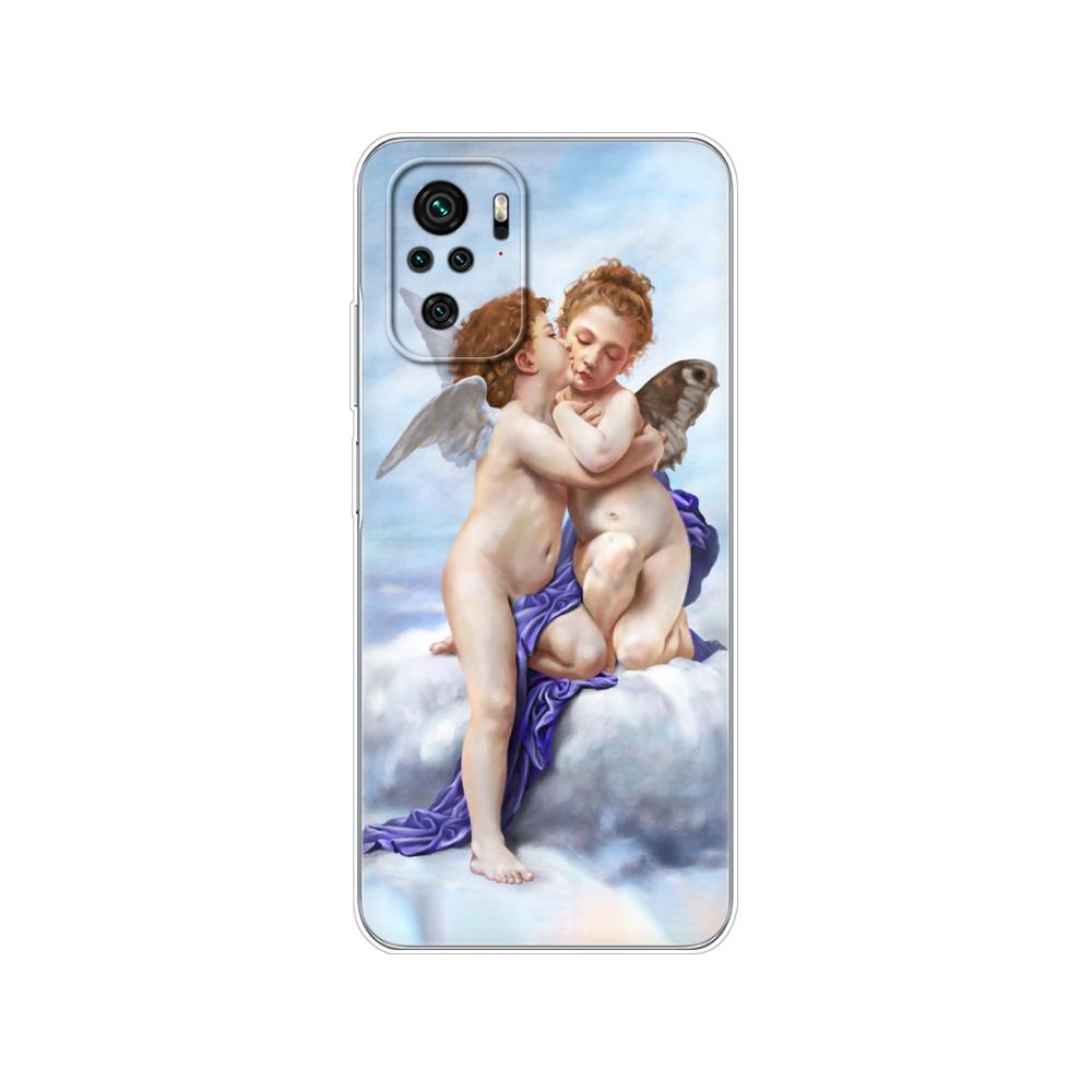 For Xiaomi Redmi Note 10 10S Case 4G 5G Silicon Soft Tpu Back On Redmi Note 10 Pro Global Phone Cover Note10 S Bumper Etui Funda