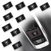 2/5/10Pcs Carbon Fiber Steering Wheel Car Logo Emblem 3D Stickers For Tesla Model 3 Model X Y Style Roadster Car Accessories
