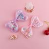 Sequined Transparent Bow Hair Accessories - DIY Colorful Headdress Embellishments