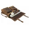 Retro Buffalo Hunter Leder Laptop Messenger Büro College Aktentasche Tasche