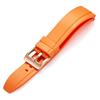 For Omega fossil Citizen Tag Heuer Rolex silicone watchband Quick release rubber strap 20mm 22mm 24mm men Yellow white bracelet