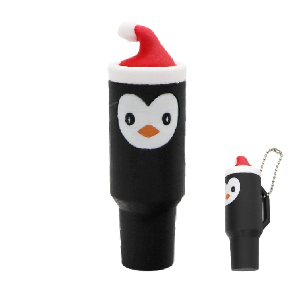 Halloween Christmas Glass Keychain Lipstick Case Backpack Decorative Accessories