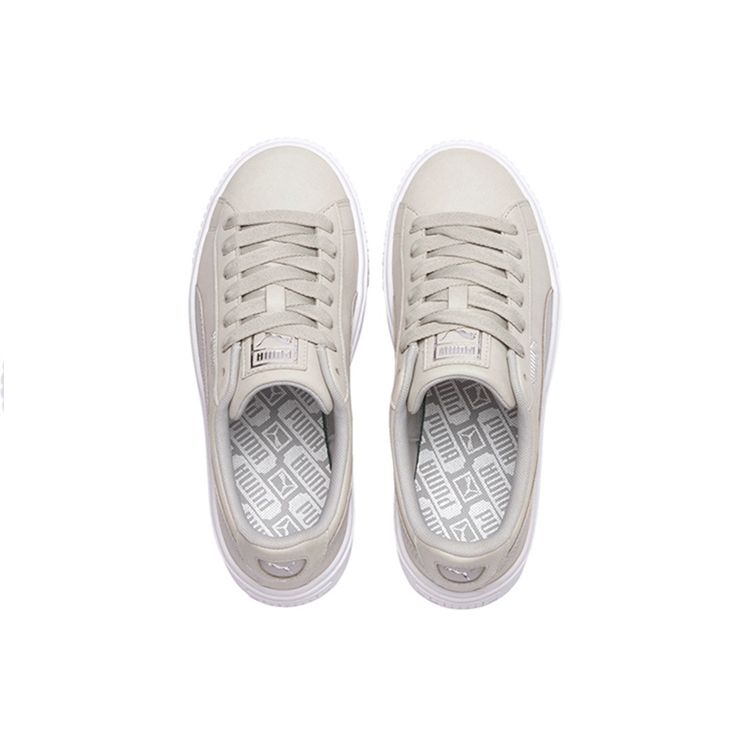 Puma  Platform Shimmer - Grey Violet Women Sneakers White 369593-02