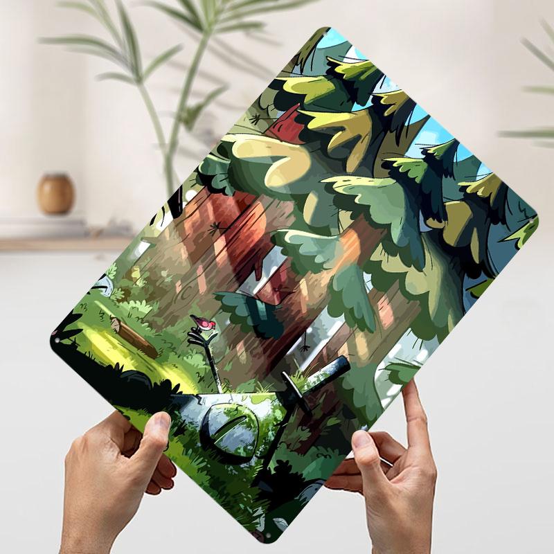 Gravity Gravity Falls Metal Poster Customized Wall Art Retro Vintage Tinplate Signs for Man Cave Bar Accessories Office Decor