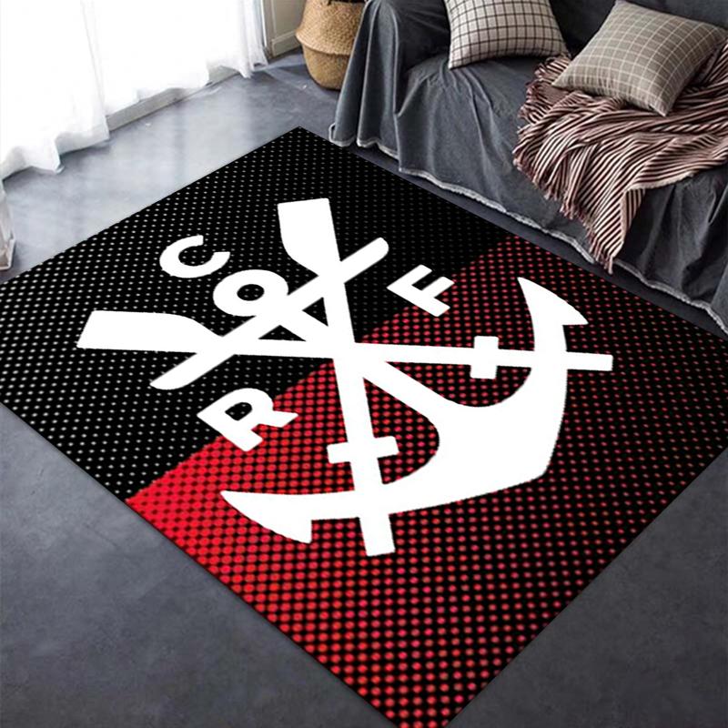 2025 New Clube De Regatas Do Flamengo Carpet Rug for Living Room Bedroom Home Sofa Decoration,Kids Play Non-slip Floor Mat