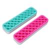 2pcs Makeup Brush Holder Multi Holes Washable Detachable Brushes Storage Stand for Pen Eyeliner Green Pink