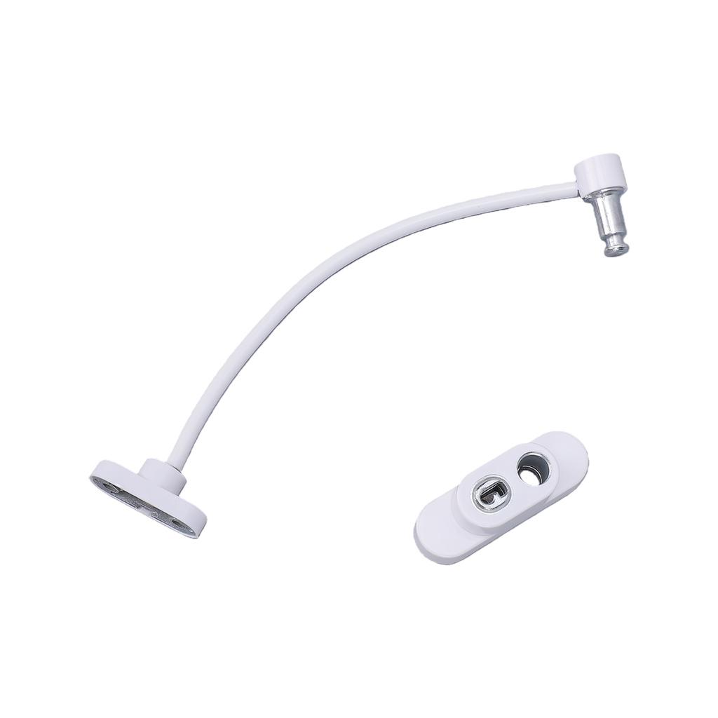 4 Pcs Window Restrictor Locks Zinc Alloy Door and Window Opening Restrictor with Keys Prevent Children Falling
