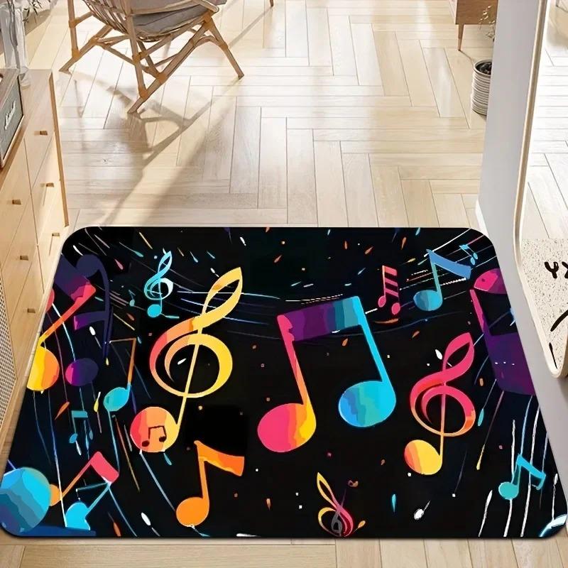 1PC Dwarf Pattern Door Mats Kitchen Rugs Non-Slip Pop Arts Design Living Room Rugs Bath Mat Carpet for Home Sink Laundry Decor