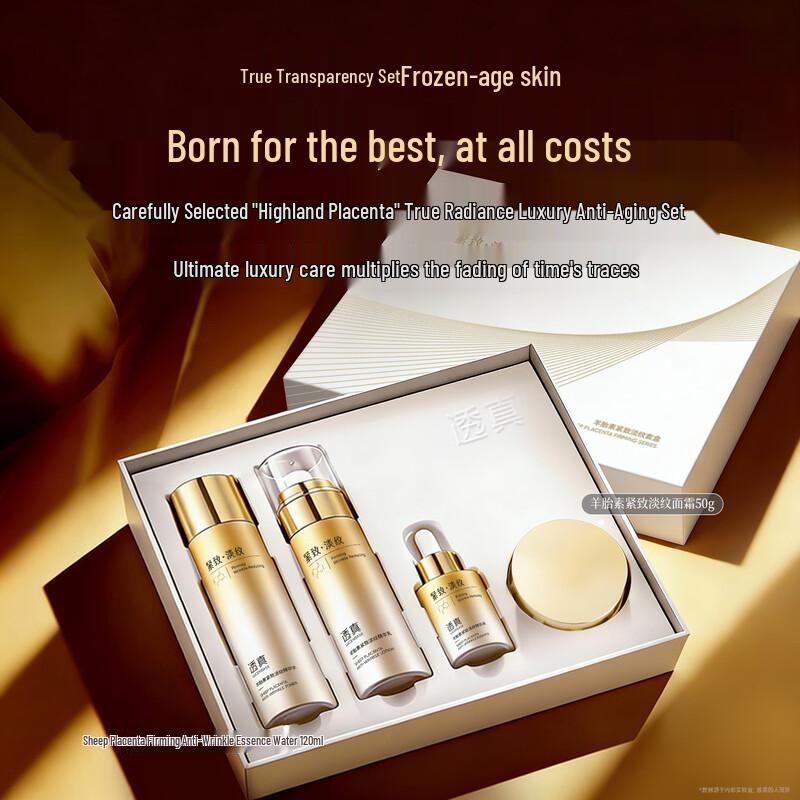 TrueFun Schafsplazenta Anti-Aging & Straffendes Hautpflege-Geschenkset