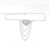 Hot Waist Rhinestone Heart Body Chain Panties for Women
