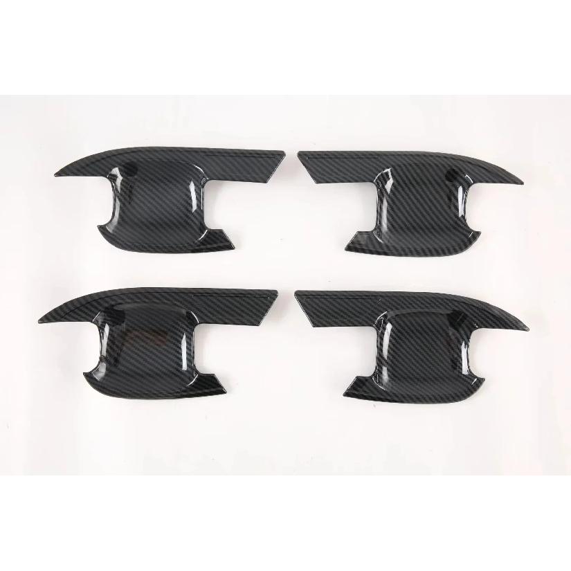 Für Ford Explorer ABS Kohlefaser Türgriffabdeckung Türschalenrahmen Verzierungen Aufkleber Auto Styling Zubehör