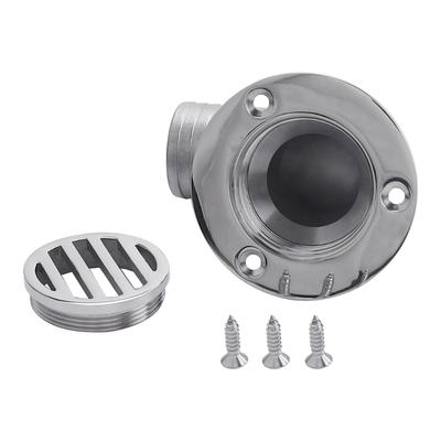 Stainless Steel Marine Drain Bent Pipe 38mm Corrosion Resistant Boat Drainage Fitting For Ship Motorhome Outdoor Kitchen